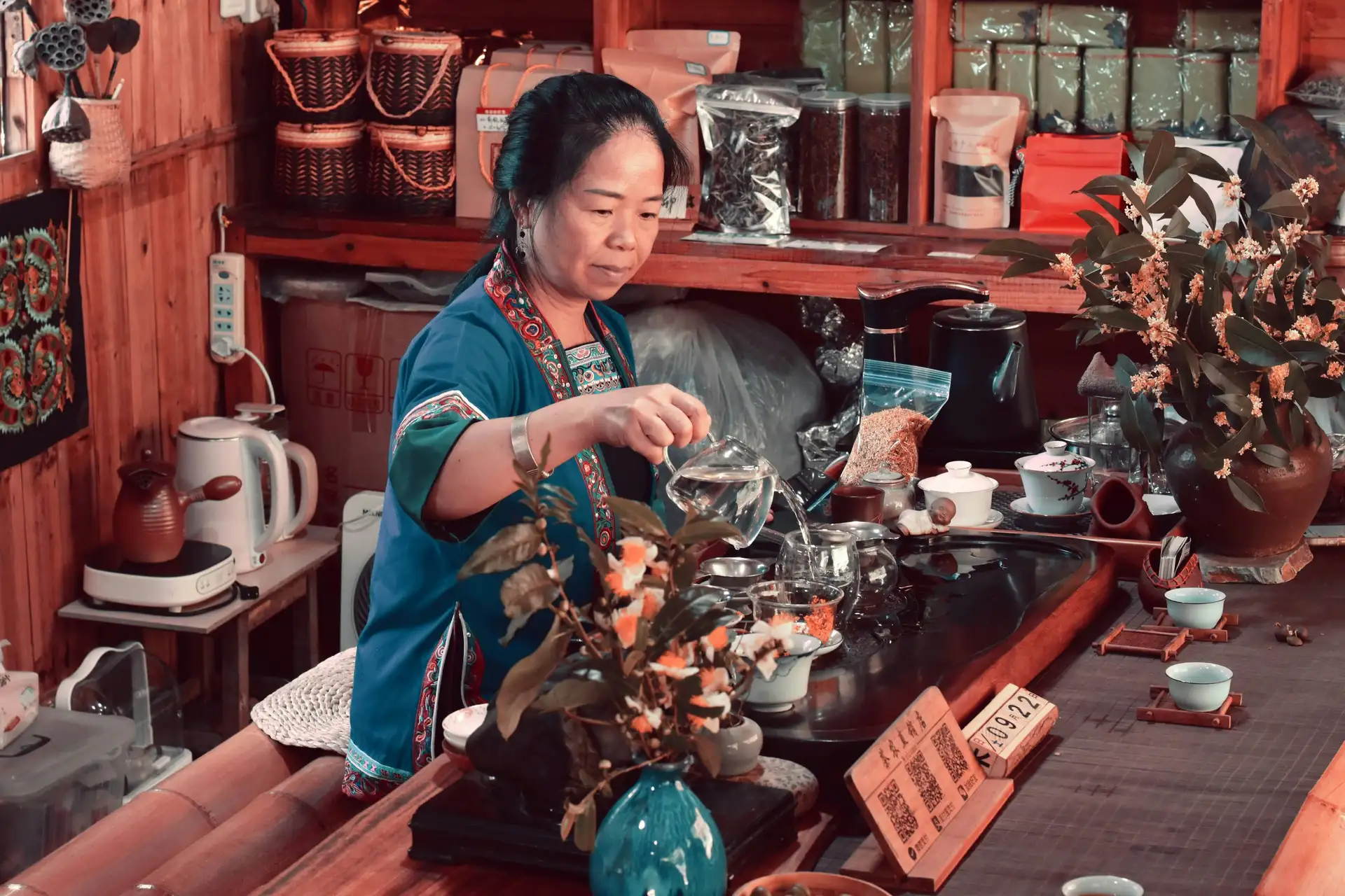 Voyage en Chine - Thé Rubina Ajdary cérémonie