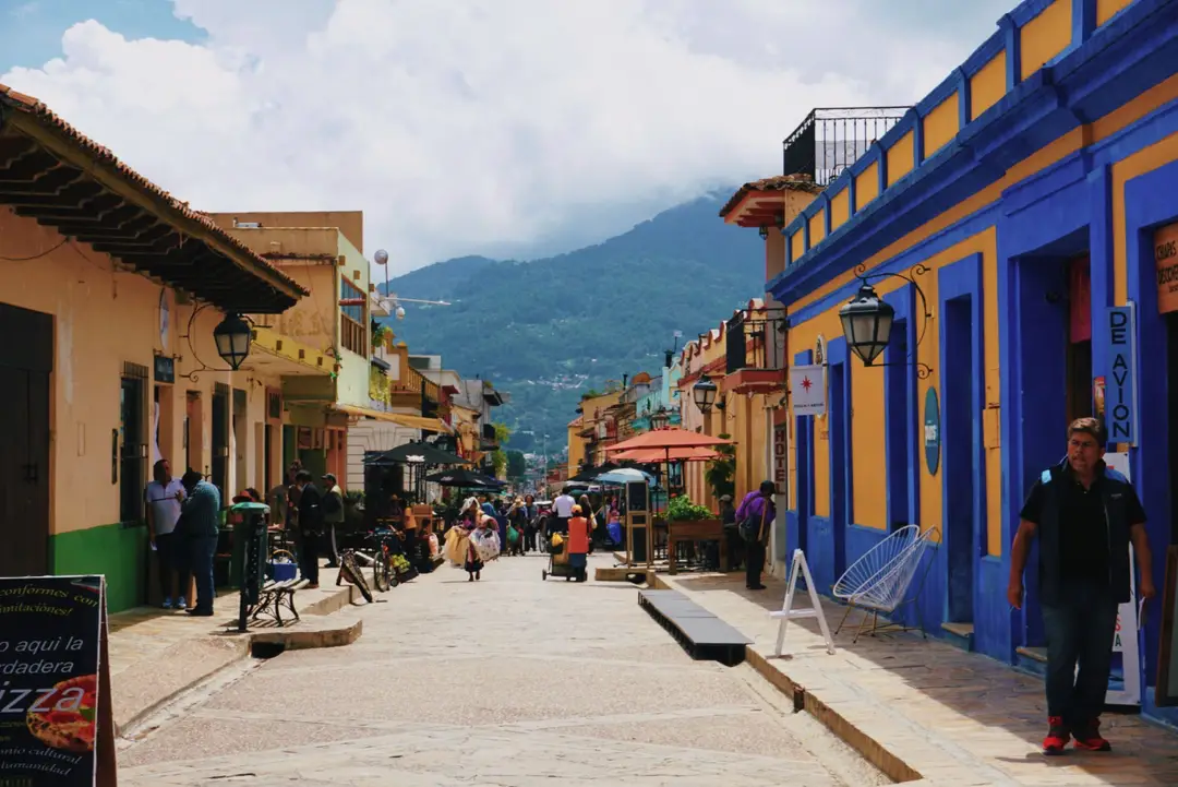 Rue du centre historique de San Cristóbal de las Casas