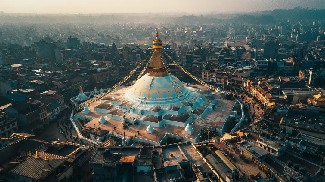 Stupa Boudhanath à Katmandou avec Shanti Travel