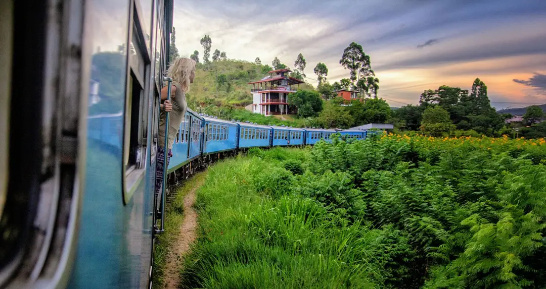 Voyage en train au Sri Lanka