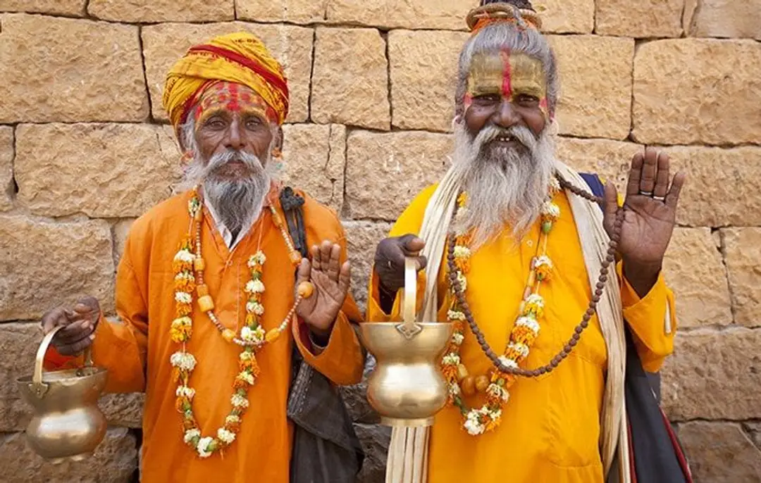 Portraits de sadhus